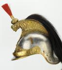 Photo 6 : CASQUE TROUPE DE CUIRASSIER, modèle 1872, modifié 1874, Troisième République.