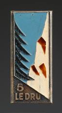 INSIGNE GROUPEMENT 7 groupe 5 Le Dru LE FIER DES CHANTIERS DE JEUNESSE, Seconde Guerre Mondiale. 31842-2