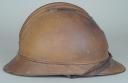 Photo 4 : 350	CASQUE ADRIAN DU 1er RÉGIMENT DE MARCHE DE ZOUAVES, modèle 1915.