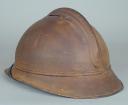 Photo 6 : 350	CASQUE ADRIAN DU 1er RÉGIMENT DE MARCHE DE ZOUAVES, modèle 1915.