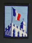 ÉCUSSON GROUPEMENT 104 LAMORICIÈRE DES CHANTIERS DE JEUNESSE, Seconde Guerre Mondiale. 31699