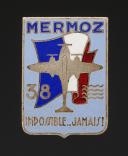 INSIGNE GROUPEMENT 38 MERMOZ DES CHANTIERS DE JEUNESSE, Seconde Guerre Mondiale. 31930-2