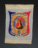 ÉCUSSON GROUPEMENT 1 groupe 1 (variante bleu clair) DES CHANTIERS DE JEUNESSE, Seconde Guerre Mondiale. 31649-3R