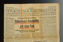 JOURNAL OFFICIEL DU NSDAP « VÖLKISCHER BEOBACHTER » DU 7 MAI 1944 SUR LES FAUTEURS DE LA GUERRE ACTUELLE, Seconde Guerre Mondiale.
