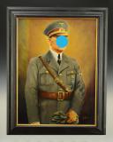 PORTRAIT D'ADOLF HITLER EN UNIFORME MILITAIRE D'APRÈS HEINRICH FUNK, Seconde Guerre Mondiale.