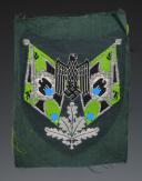 INSIGNE DE PORTE-ÉTENDARD DES RÉGIMENTS D'INFANTERIE MÉCANISÉS, Ärmelabzeichen für Fahnenträger der Panzergrenadieretruppen. 1941-1945. 32252