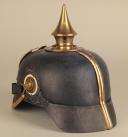 Photo 2 : 159	CASQUE À POINTE TROUPE PRUSSIEN DU 2. HANNOVERISCHES INFANTERIE REGIMENT n°77, modèle 1895.