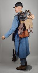 Photo 4 : 291	MANNEQUIN D'UN SOLDAT DU 63ème RÉGIMENT D'INFANTERIE DE LIGNE DE LIMOGE, 1915-1916.