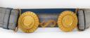 OFFICER'S FIRST ISSUE BELT OF ALGERIAN AND TUNISIAN TIRAILLEURS, 1931 model, Third Republic. 28305-5