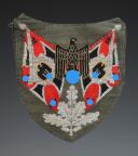 INSIGNIA FOR STANDARD-BEARER OF ARTILLERY REGIMENTS. Sleeve badge for standard-bearers of the artillery troops. 32249.