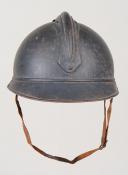 Photo 4 : 345	CASQUE ADRIAN DE L'ARTILLERIE SPÉCIALE, modèle 1915 modifié.