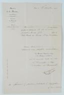 Photo 10 : LETTRES D’ADMISSION À L’ÉCOLE NAVALE IMPÉRIALE ET DIPLÔME DE L'ORDRE DE PORTO-NOVO.
