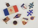 ENSEMBLE DE 10 INSIGNES DE LA LIBÉRATION 1944-1945, Seconde Guerre Mondiale. 31484-4R