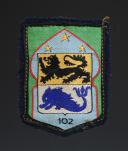 ÉCUSSON GROUPEMENT 102 DUNKERQUE DES CHANTIERS DE JEUNESSE EN ALGÉRIE, Seconde Guerre Mondiale (1943-1945). 31703