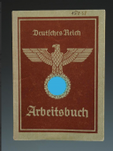 LIVRET DE TRAVAIL D'UNE COSTUMIÈRE DE THÉÂTRE DE COLOGNE, Seconde Guerre Mondiale. 20348