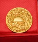 MÉDAILLE DE TABLE DE L'UNION NATIONALE DES COMBATTANTS DE LA SARTHE, Cinquième République. 29741-3R