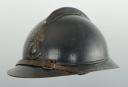 Photo 2 : CASQUE ADRIAN DES TROUPES COLONIALES, modèle 1915.