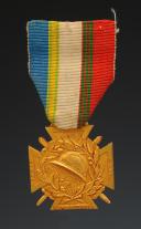 MÉDAILLE DE LA LIGUE DES COMBATTANTS DE L'AUBE, Première Guerre Mondiale. 29741-4R