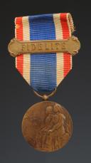 MÉDAILLE DE LA FIDÉLITÉ FRANÇAISE, créée en 1922, Première Guerre Mondiale. 29788-44R