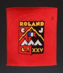 PATCH 29 ROLAND GROUP 2 (variant with colored background) OF THE YOUTH CONSTRUCTION GROUP, Second World War. 31676-4R