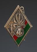 INSIGNIA OF THE 4th FOREIGN LEGION INFANTRY REGIMENT, Indochina War. 32017MR