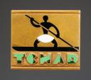 INSIGNE DU PÉTROLIER RAVITAILLEUR « LAC TCHAD », 1945-1972. 32026MR
