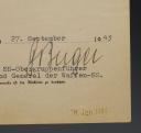DOCUMENT AND AUTOGRAPH OF GENERAL SS GOTTLOB BERGER, HEAD OF THE SS HAUPTAMT, World War II. 18633R