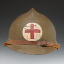 CASQUE ADRIAN DES PERSONNELS DE SANTÉ, modèle 1915 modifié, Troisième République. 29679R