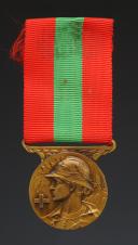 MÉDAILLE DE LA SOCIÉTÉ DES VOLONTAIRES SUISSES ET ANCIENS LÉGIONNAIRES DE LA LÉGION ÉTRANGÈRE 1914-1918, Première Guerre Française. 29788-45R