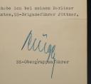DOCUMENT WITH AUTOGRAPH OF GENERAL SS KRÜGER, Second World War. 18622R