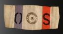 BRASSARD D'UN MEMBRE DE L'ORGANISATION SECRÈTE DE LA RÉSISTANCE COMMUNISTE, Seconde Guerre Mondiale. 31539R