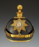 CASQUE À POINTE D'OFFICIER SAXON DU 12ème OU DU 19ème RÉGIMENT D’ARTILLERIE À PIED, Sachsen Pickelhaube für einen Offizier der Kgl. Sächs. 1. Fußartillerie-Regiment Nr.12, oder Kgl. Sächs. 2. Fußartillerie-Regiment Nr. 19. Deuxième Reich. 33688