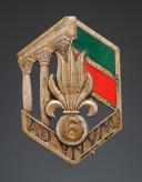 6th Foreign Infantry Regiment badge, Indochina War. 32020MR.