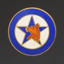 INSIGNE DE LA LÉGION ÉTRANGÈRE DE LA 1ère COMPAGNIE PORTÉE DU 4ème RÉGIMENT ÉTRANGER D'INFANTERIE, Cinquième République. 32007MR