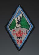 ÉCUSSON GROUPEMENT 29 BUGEAUD groupe 1 DES CHANTIERS DE JEUNESSE, Seconde Guerre Mondiale. 31679-12