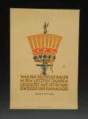 AFFICHETTE DE PROPAGANDE ALLEMANDE, Seconde Guerre Mondiale. 18016-4