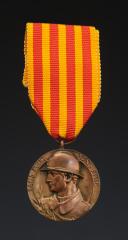 MÉDAILLE DES VOLONTAIRES CATALANS 1914-1918, Première Guerre Mondiale. 29788-36R
