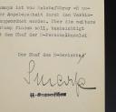 DOCUMENT AND AUTOGRAPH OF PAUL SCHARFE, CHIEF OF THE SS COURT, FOR SS OFFICER KLEINHEISTERKAMP. WWII. 33406R