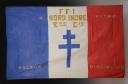 DRAPEAU D'ASSOCIATION DES FORCES FRANÇAISES DE L'INTÉRIEUR DE NORD INDRE 2ème COMPAGNIE, Quatrième République. 31288R