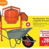 Location outil Bétonnière électrique altrad 130 litres près de Montferrier-sur-Lez