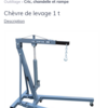 Location outil Chèvre de levage près de Ganges
