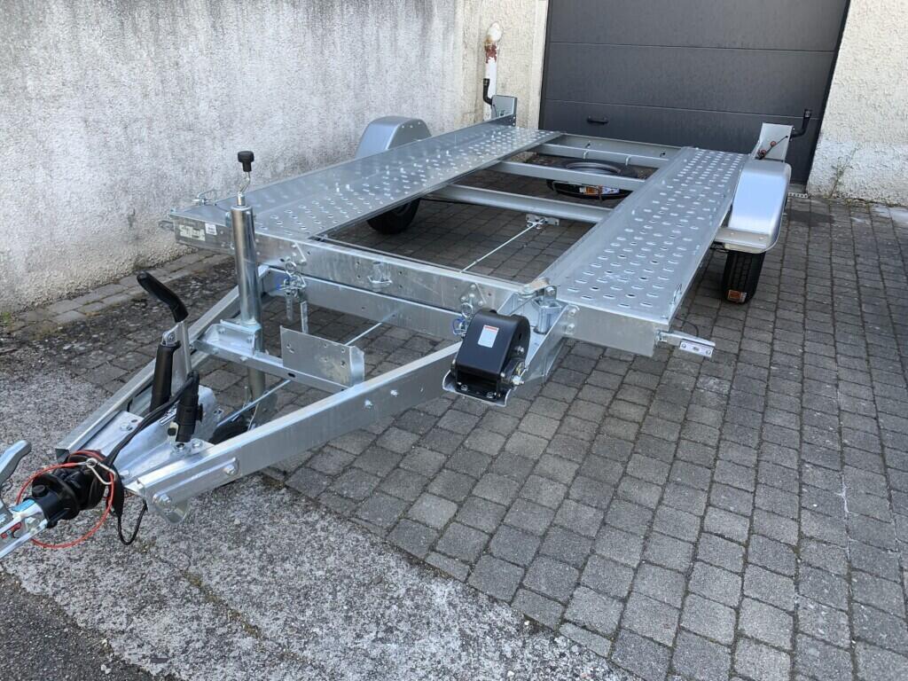 Location outil Remorque porte voiture 1350kgs ptac  Lider près de Malzéville