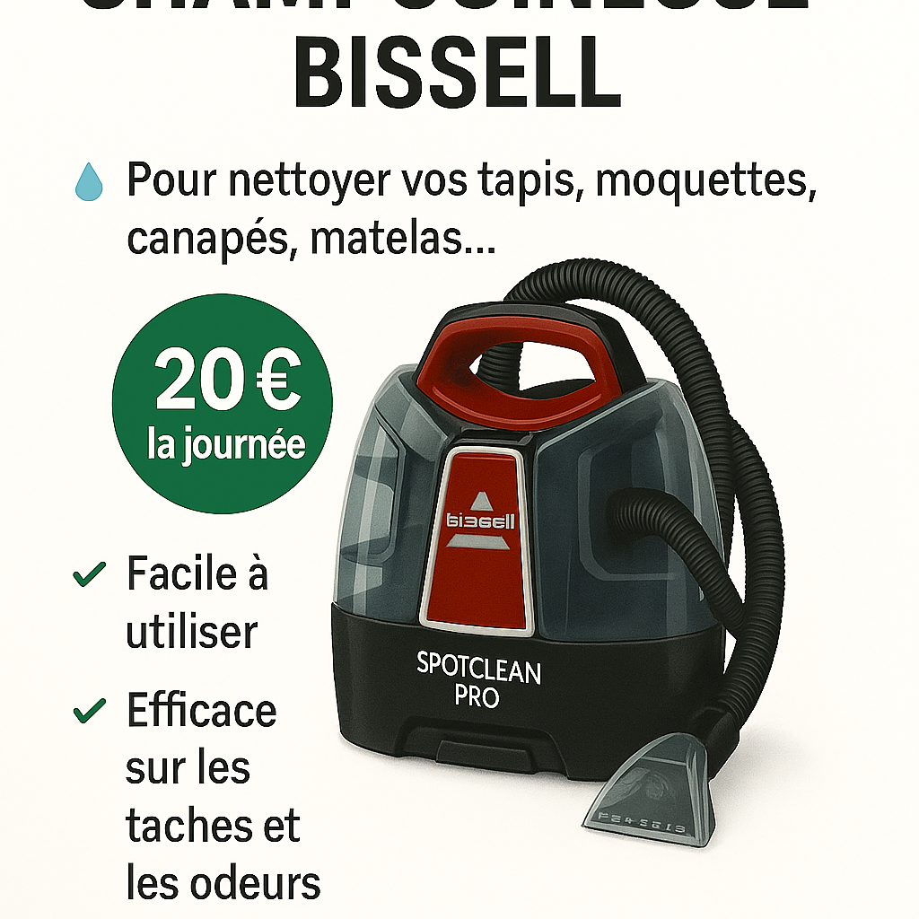 Location outil Shampouineuse Bissell près de Andrézieux-Bouthéon