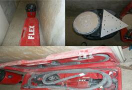 Location outil Ponceuse girafe + 2 têtes + aspirateur flex s36 près de Dreux