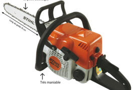 Location outil Tronçonneuse stihl ms170 35cm 30,1cc - 1200w près de Dreux