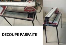 Location outil Coupe carreaux carrelage électrique sur table prci et ses accessoires près de Chelles