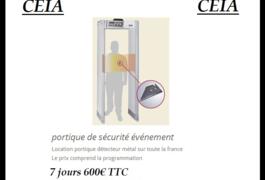 Location outil Location portique detecteur metal ceia près de Villejuif