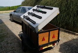 Location outil Remorque bagagère +500kg près de Saint-Aubin-du-Cormier
