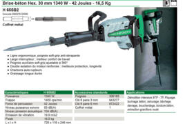 Location outil Marteau piqueur birnateur hitachi 42j 16kg près de Toulouse