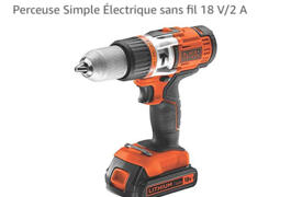 Location outil Perceuse haute performance sans fil 18 v - 2 batteries lithium slide pack 2.0ah - chargeur inclus plus coffret de perçage vissage près de Boulogne-sur-Mer
